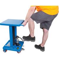 Table de travail hydraulique, 18'' lo x 18'' la, Acier, Capacit&eacute; 500 lb The Estey Group