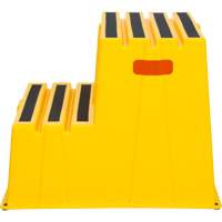Industrial Step Stool, 2 Steps, 26" x 22-7/16" x 19-11/16" High The Estey Group