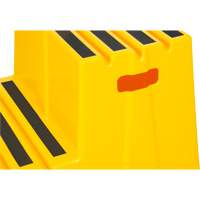 Industrial Step Stool, 2 Steps, 26" x 22-7/16" x 19-11/16" High The Estey Group