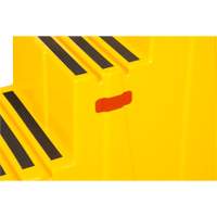 Industrial Step Stool, 3 Steps, 34-13/16" x 22-7/16" x 28-1/2" High The Estey Group