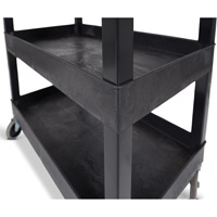 Tub Cart, 3 Tiers, 35-1/4" x 36-1/4" x 18", 300 lbs. Capacity The Estey Group
