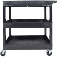 Tub Cart, 3 Tiers, 35-1/4" x 36-1/4" x 18", 300 lbs. Capacity The Estey Group