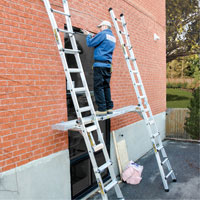 Telescoping Work Plank, 204" W x 12" D, 250 lbs. Capacity, Knocked Down The Estey Group