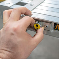 Telescoping Work Plank, 204" W x 12" D, 250 lbs. Capacity, Knocked Down The Estey Group