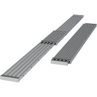 Telescoping Work Plank, 156" W x 12" D, 250 lbs. Capacity, Knocked Down The Estey Group
