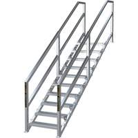 Syst&egrave;me d'escalier modulaire pour la construction de 6-10 marches SmartStairs, 75" ha The Estey Group