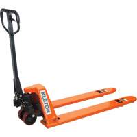 Low Profile Hydraulic Pallet Trucks, 48" L x 20.5" W, 3300 lbs. Cap. The Estey Group