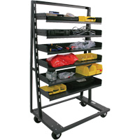 Single-Sided Heavy Duty A-Frame Cart with 6 Trays, 38" x 25" x 63", 2500 lbs. Capacity The Estey Group