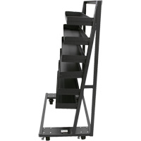 Single-Sided Heavy Duty A-Frame Cart with 6 Lipped Trays, 38" x 25" x 63", 2500 lbs. Capacity The Estey Group
