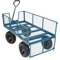 Wagon with Drop Sides, 24" W x 48" L, 800 lbs. Capacity The Estey Group