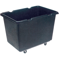 Light-Duty Econocarts Box Trucks, Black Recycled Plastic, 39" L x 27" W x 29" H, 12 cu. ft. Volume, 200 lbs. Capacity The Estey Group