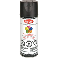 Laque industrielle Acryli-Quik, Noir, Semi-mat, 12 oz, Canette a&eacute;rosol The Estey Group