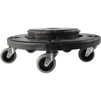 Chariot &agrave; visser Brute, Poly&eacute;thyl&egrave;ne, Noir, Convient aux contenants 20 - 55 US gal. The Estey Group