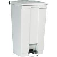 Flat Top Trash Can, Polyethylene, 23 US gal. Capacity The Estey Group