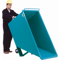 Chariot basculeur en acier, Acier, 1 vg³, Capacit&eacute; de charge de 2000 lb The Estey Group