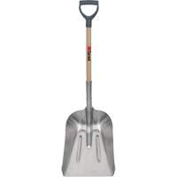 #8 Grain Scoop Shovel, Wood, Aluminum Blade, D-Grip Handle, 29" Length The Estey Group
