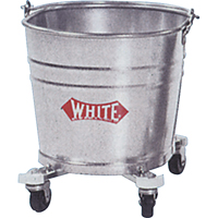 Seaux de lavage en acier, Capacit&eacute; de 6.5 gal. US (26 pintes) The Estey Group
