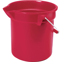 Seau Brute, Capacit&eacute; de 3.5 gal. US (14 pintes), Rouge The Estey Group