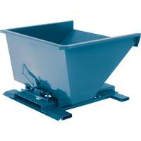 Conteneur autobasculeur, Acier, 3/4 vg³, Bleu The Estey Group