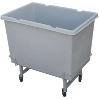 Starcart Elevated Box Truck, Polyethylene, 33" L x 23" W x 29" H, 7 cu. ft. Volume, 200 lbs. Capacity The Estey Group