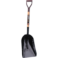 Grain & Coal Scoop Shovel, Wood, Tempered Steel Blade, D-Grip Handle, 27-3/4" Length The Estey Group