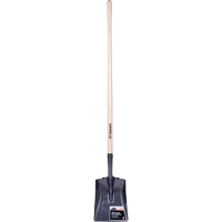 Pro Square Point Shovel, Wood, Tempered Steel Blade, Straight Handle, 48" Long The Estey Group