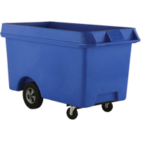 Starcart Heavy-Duty Box Truck, Polyethylene, 72" L x 35.5" W x 40" H, 39 cu. ft. Volume, 1500 lbs. Capacity The Estey Group