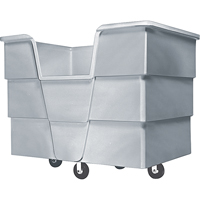 Jumbo Starcart Box Truck, Polyethylene, 65" L x 45" W x 54" H, 60 cu. ft. Volume, 1500 lbs. Capacity The Estey Group