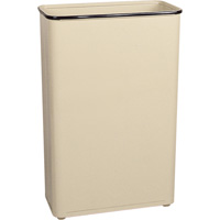 Rectangular Waste Basket, 96 Quarts, Steel The Estey Group