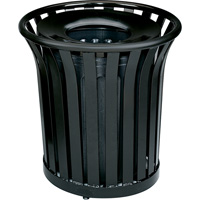 Americana Series Open-Top Waste Receptacle, Steel, 36 US gal. The Estey Group