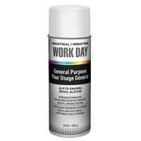 Industrial Work Day Paint, White, Gloss, 10 oz., Aerosol Can The Estey Group