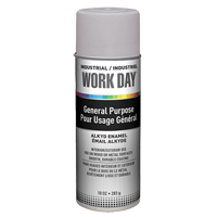 Industrial Work Day Paint, Grey, Very Flat, 10 oz., Aerosol Can The Estey Group