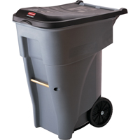 Brute&reg; Roll Out Containers, Polyethylene, 65 US gal. The Estey Group