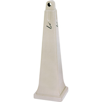 Groundskeeper Cigarette Waste Collectors, Free-Standing, Plastic, 1 US gal. Capacity, 39-3/4" Height The Estey Group