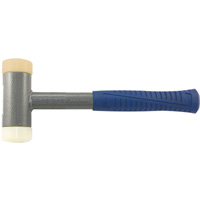 Heavy-Duty Soft-Face Dead Blow Hammer, 2.25 lbs. Head Weight, Polyurethane Face, Tubular Steel Handle The Estey Group