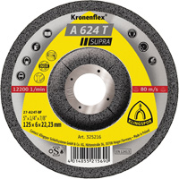 A 624 T Supra Kronenflex&reg; Grinding Disc, 5" x 1/4", 7/8" Arbor The Estey Group