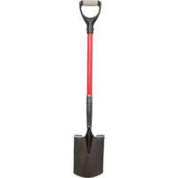 Pelles robustes, Fibre de verre, Lame Acier au carbone, Manche en Prise en D, Longueur 30-1/2" The Estey Group