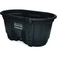 Stock Tank, 31" D x 53" W x 25-1/8" H, 800 lbs. Capacity, Black The Estey Group