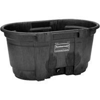 Stock Tank, 31" D x 53" W x 25-1/8" H, 800 lbs. Capacity, Black The Estey Group