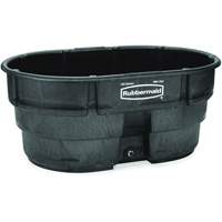 Stock Tank, 39" D x 58" W x 25" H, 1200 lbs. Capacity, Black The Estey Group