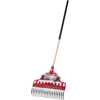 Multi-Purpose Lawn Rake, 20" Blade, 20 Tines, Hardwood Handle, Steel Blade The Estey Group