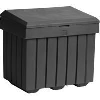 Conteneur d'entreposage &eacute;conomique pour sel/sable, 32" x 23" x 27-1/2", 10 pi³, Gris The Estey Group