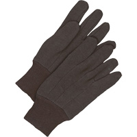 Gants en jersey classiques, Taille unique, Brun, Non doubl&eacute;, Poignet en tricot The Estey Group
