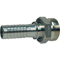 Boss Spud x Hose Shank, Steel, 2" The Estey Group
