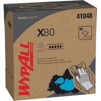 WypAll&reg; X80 Extended Use Cloths, Heavy-Duty, 16-4/5" L x 9" W The Estey Group