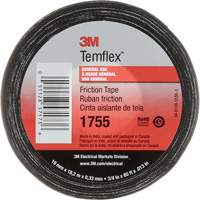 Ruban de chatterton Temflex 1755, 19 mm (3/4") x 18,28 m (60'), Noir The Estey Group