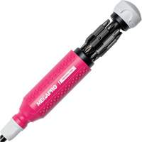 Original Pink 15-in-1 Multi-Bit Screwdriver, 8-37/50" L, Textured Handle The Estey Group