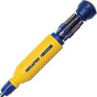 Original Stainless Steel 15-in-1 Multi-Bit Screwdriver, 8-37/50" L, Textured Handle The Estey Group