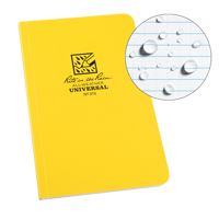 Livre reli&eacute; Field-Flex, Couverture souple, Jaune, 128 Pages, 4-5/8" , 7-1/4"  The Estey Group