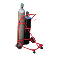 Chariot pour bouteilles, Roues Caoutchouc moul&eacute;, Base de 25-1/2"la x 7"lo, 350 lb The Estey Group